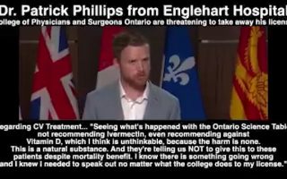 CANADA: College of Physicians and Surgeons Ontario threatens to remove medical licences for speaking out against ivermectin ban