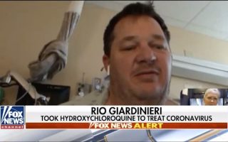 COVID-19 – “Hydroxychloroquine saved my life”.