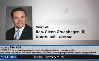 USA – Gruenhagen to Minnesota House Health Committee: ‘Hydroxychloroquine cured my wife’s COVID’